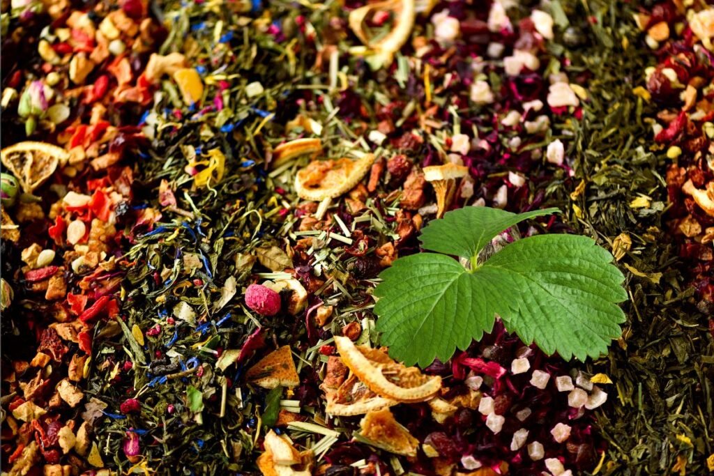 Strawberry Leaf Tea and Other Herbs