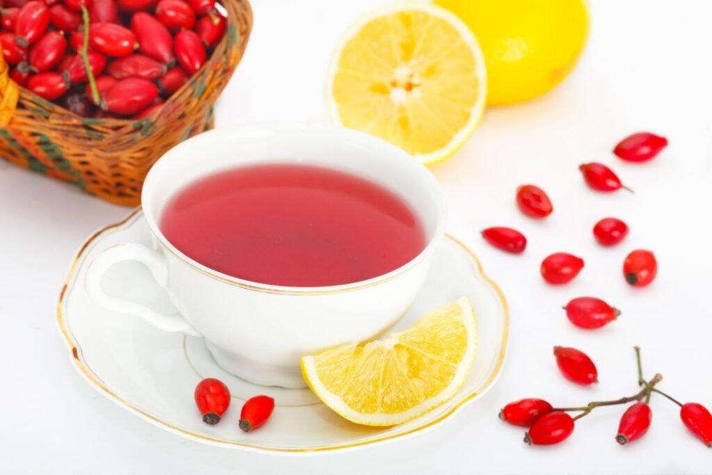 Enriched rose hip tea benefits