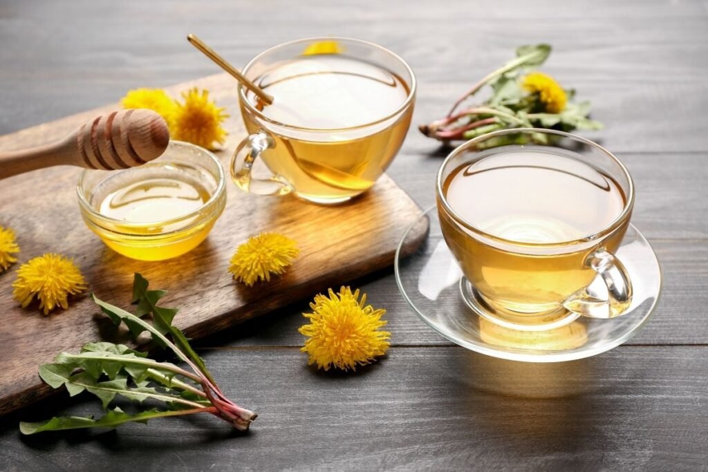 Dandelion tea as detox tea