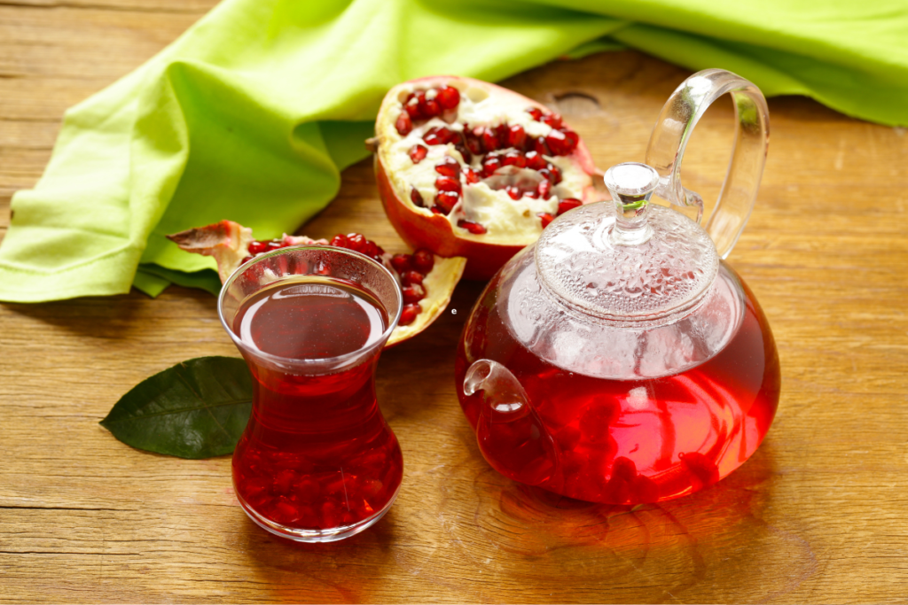 Benefits of Pomegranate tea