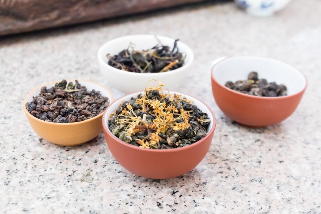 Osmanthus tea variations