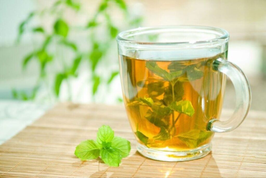 Preparation of Spearmint tea 