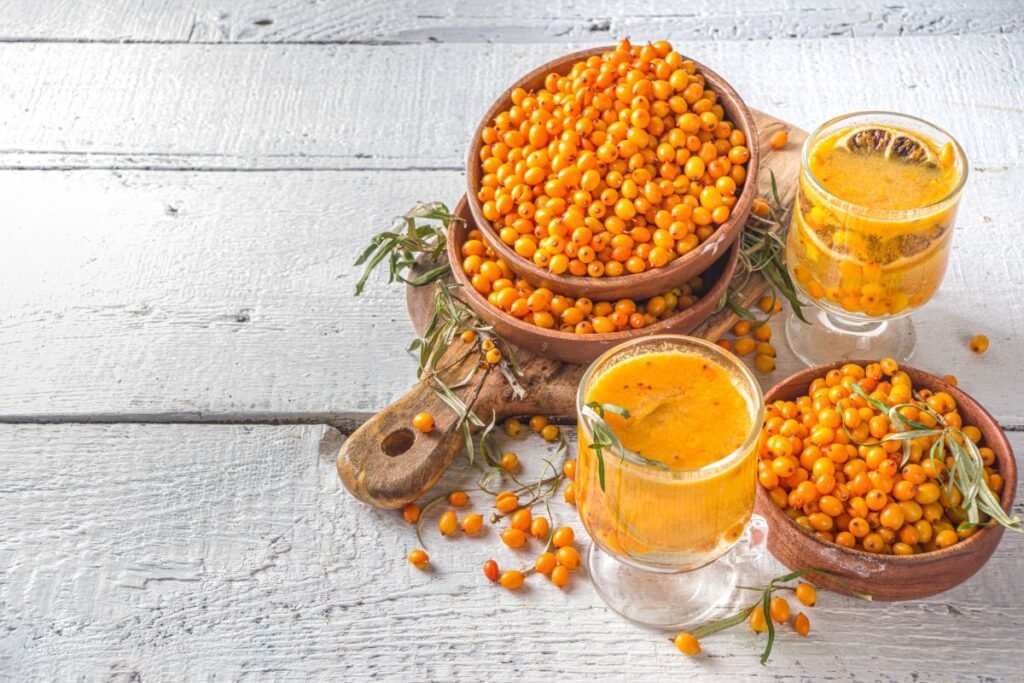Sea buckthorn berry tea