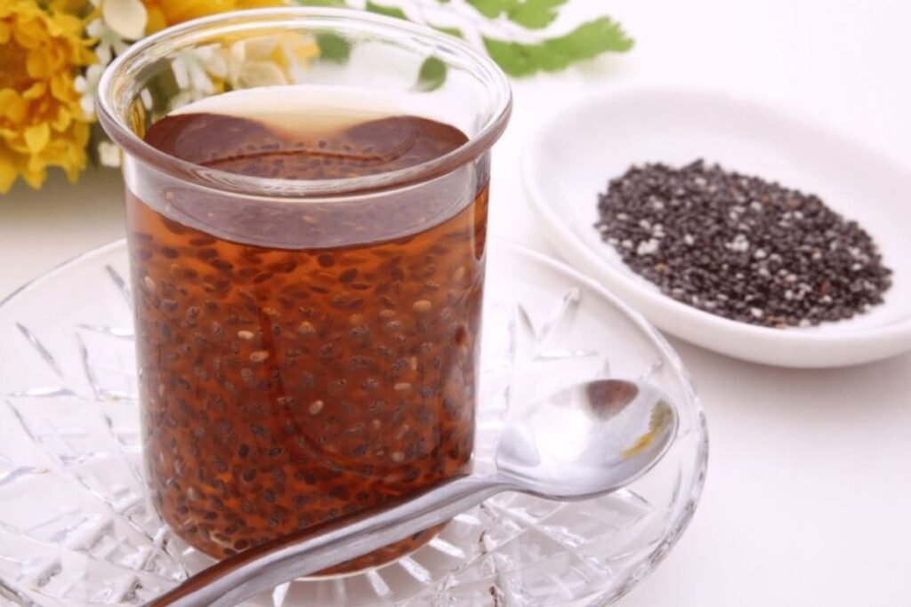 Warm Chia seed tea