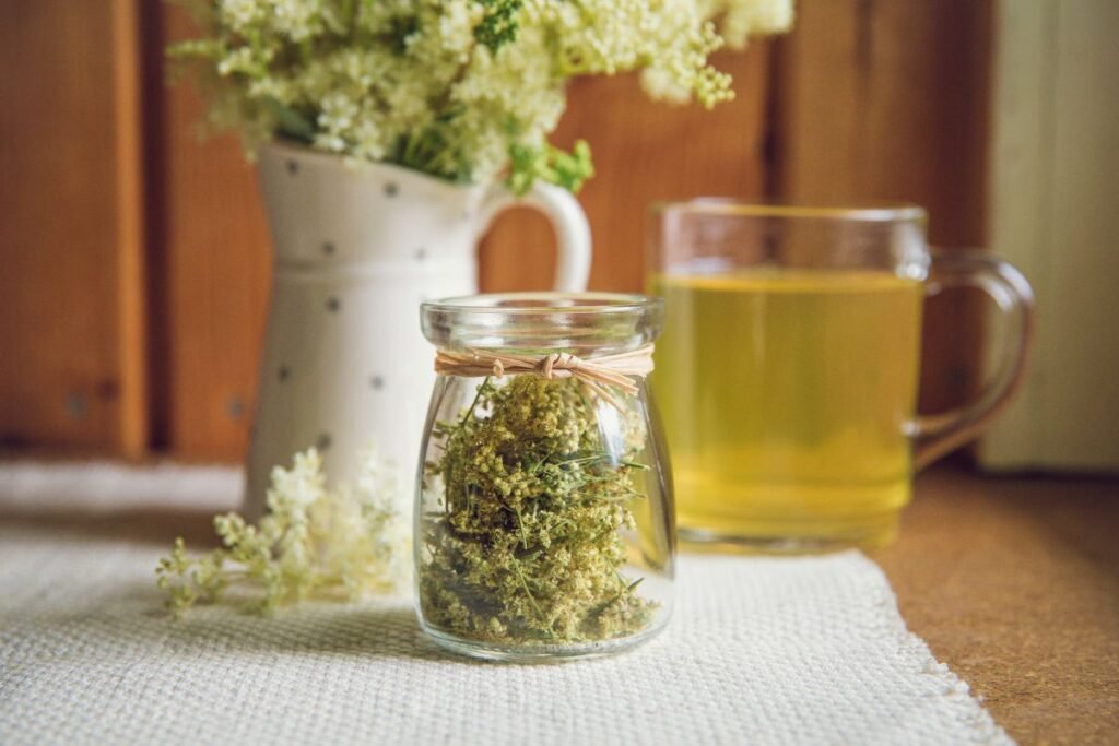 Using of Meadowsweet tea