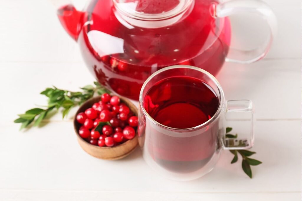 Lingonberry tea