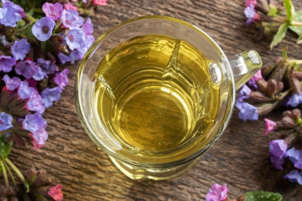 Lungwort tea for cough