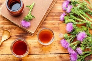 Milk thistle tea