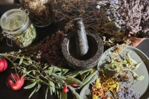 Detox tea benefits with herbs
